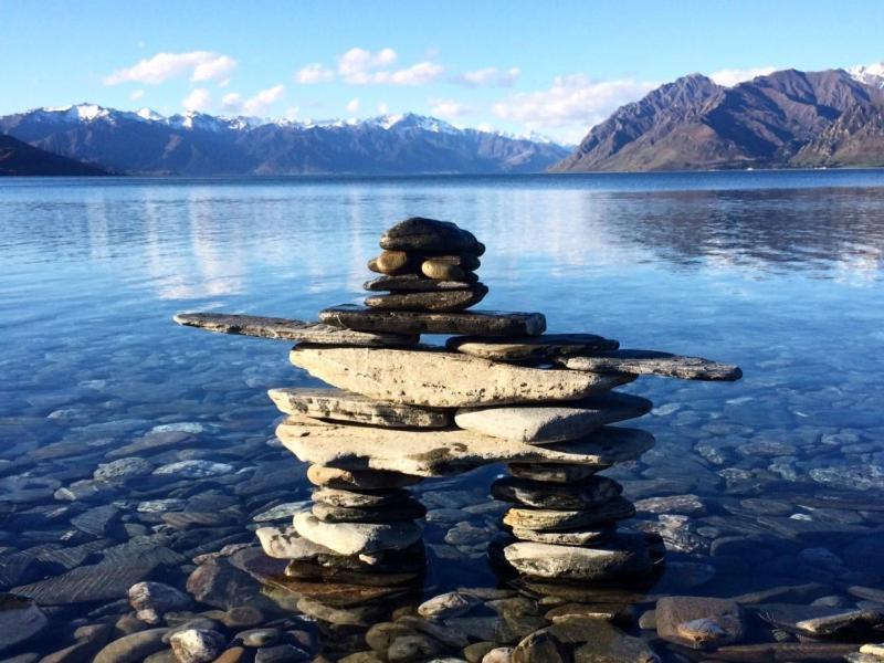Lakefront Fantail Cottage Lake Hawea, Wanaka Εξωτερικό φωτογραφία