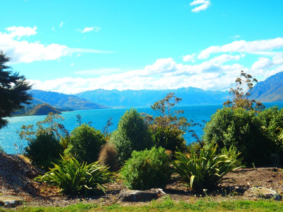 Lakefront Fantail Cottage Lake Hawea, Wanaka Εξωτερικό φωτογραφία